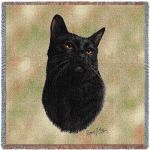 Black Cat Small Blanket